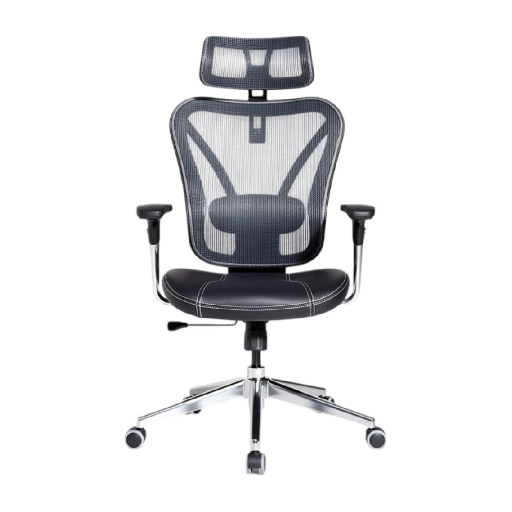 Ergonomische bureaustoel met mesh rugleuning