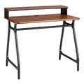 Moderne Bureau met Houten Bovenblad en Stalen Onderstel